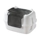 thumbnail image 1 of Caja de arena para gatos cerrada, orinal portátil con tapa desmontable y tapa para gatos Blanco, 1 of 9