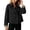 Black, variant on QQZ Relaxed Cropped Double Breasted Trench Jacket Women, Lightweight Cardigans For Women Trendy, Fall Travel Business Casual Commute Street Daily Outfits