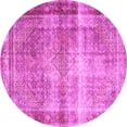 thumbnail image 1 of Ahgly Company Indoor Round Persian Pink Traditional Area Rugs, 7' Round, 1 of 4