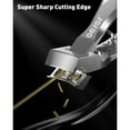 thumbnail image 2 of BEZOX Nail Clippers with Metal Nail File - Toenail Clipper for Thick Nails, Finger Nails Clipper for Adult, Wide Open Jaw Nail Cutters Trimmers - Silver, 2 of 7