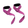 thumbnail image 3 of Correas de levantamiento de pesas de 2 piezas, envolturas de muñeca para hombres para mujeres tiras de muñeca de levantamiento de pesas Púrpura, 3 of 8