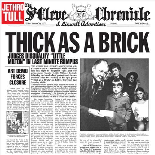 Jethro Tull Épais comme un CD de Brique