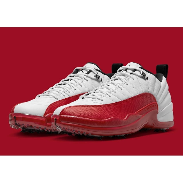 Ni - ke Ni - ke Air Jordan XII 12 Retro Low G Golf Cherry White Varsity Red DH4120-161 Men