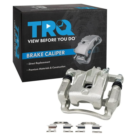 TRQ Rear Left Brake Caliper w/Bracket Drivers Side Compatible with 2010-2013 Kia Soul