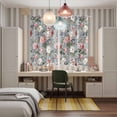 thumbnail image 6 of Curtains 84 Inches Long 2 Panels, Vintage Spring Floral Grommets Window Treatment Curtain, Summer Botanical Watercolor Thermal Curtains Drapes for Living Room/Bathroom, 6 of 9
