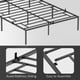 thumbnail image 5 of Cama Queen de Metal con Plataforma y Base de Acero | Listones de Acero Reforzados | Gran Capacidad de Soporte | Diseño Moderno y Silencioso, 5 of 5