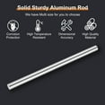 thumbnail image 3 of Uxcell Aluminum Round Rod, 3/8 Inch Diameter 6061 Solid Metal Bar 11.8 Inch Length 5Pcs, 3 of 7