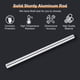 thumbnail image 3 of Barra Redonda de Aluminio Uxcell, Diámetro de 1/8 Pulgadas, Barra de Metal Sólido de 14 Pulgadas, 10 Pcs, 3 of 7