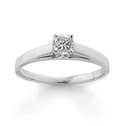 1/2 Carat Round Diamond Solitaire