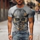 thumbnail image 1 of Camiseta Hip Hop Black Soul Street para hombre, camiseta de verano con garra de fantasma Harajuku, camiseta holgada de moda con estampado 3D de manga corta, ropa informal Tan Jianjun unisex, 1 of 2