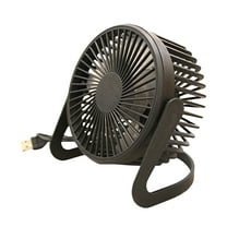 6-Inch USB Desk Fan, Portable Quiet Mini Fan with Adjustable Angle for Home and Office – Black