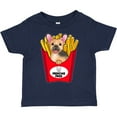 thumbnail image 3 of Inktastic Cute Frenchie in French Fries Boys or Girls Toddler T-Shirt, 3 of 5