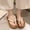 B_ Beige, variant on Women's Basic Round Toe Thong Beach Slides, Non Slip Comfort Casual Slippers for Vacation Travel Beige 36