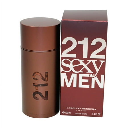 Carolina Herrera 212 Sexy Men Eau De Toilette Spray, Cologne for Men, 3.3 Oz