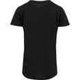 thumbnail image 2 of Build Your Brand Mens Shaped Long Short Sleeve T-Shirt, 2 of 4