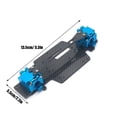 thumbnail image 4 of Bewildely 1 Juego de placa de caja de cambios de coche RC, pieza de repuesto práctica, piezas de tablero de capas, Kit de accesorios de Kits de construcción modelo Azul, 4 of 6