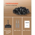 thumbnail image 6 of 250PCS Black Universal Composite T Clips Plastic Hidden Deck Fasteners with Metal Screws for Composite Decking Board Works with 0.26 Inch Gaps Polypropylene PP Clips, 6 of 6