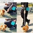 thumbnail image 5 of Raisingwell Dog Treat Pouch for Pet Walking and Training with Clicker 2 Cup Silicone Bag Small Fanny Pack Holder for Puppy Snack Dispenser Kit for Leash and Outdoor Use (Green), 5 of 5