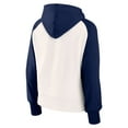 thumbnail image 3 of Women's Fanatics White Sporting Kansas City Free Kick Fleece Raglan Pullover Hoodie, 3 of 3