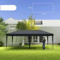 thumbnail image 2 of Barara King Gazebo, Outdoor Canopy Shelter,10' x 20' Pop Up Canopy Tent, Upgraded Heavy Duty Tents for Parties with Carry Bag, Black, 2 of 11