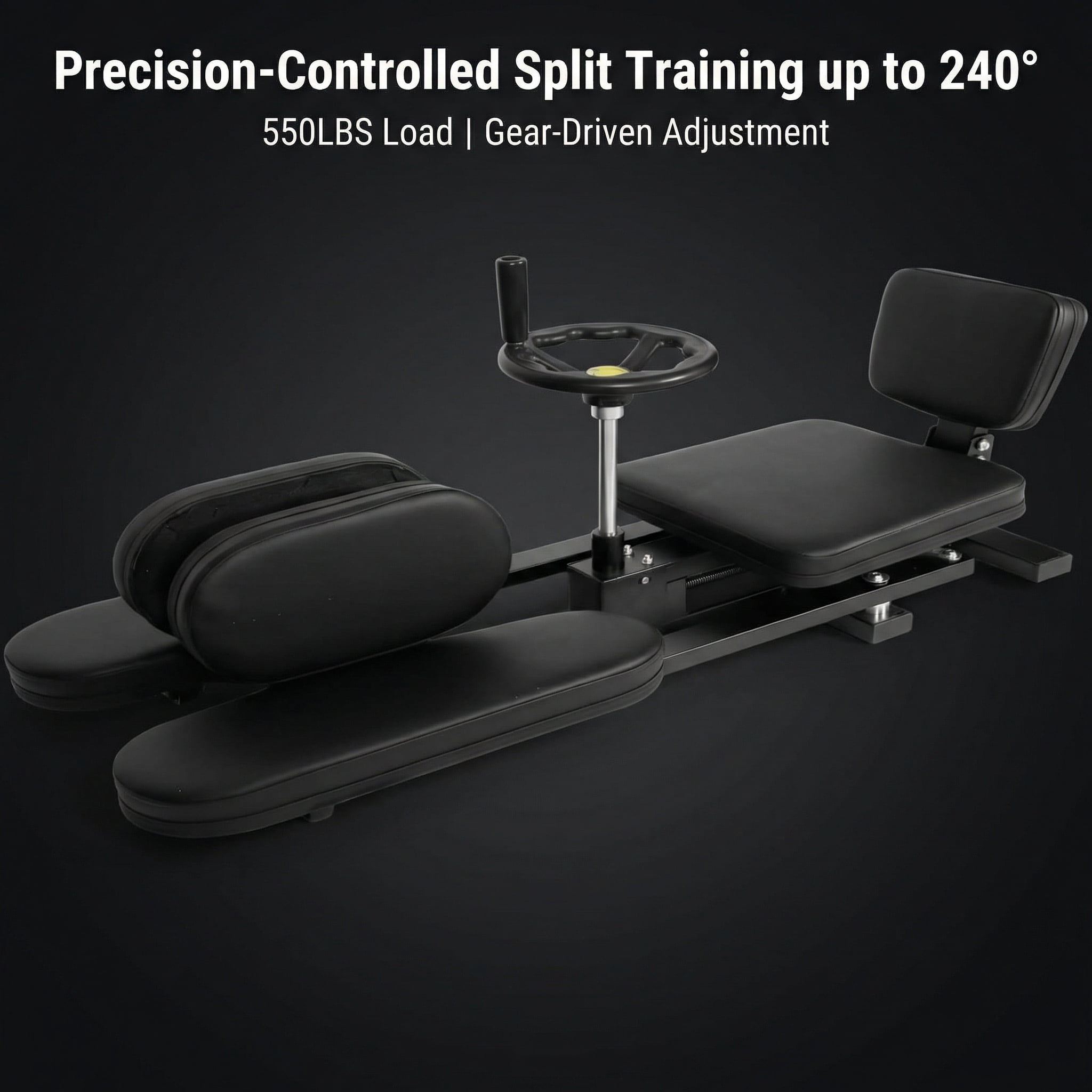 Puches Flexibility Trainer Leg Stretching Machine, 330LBS Stable & Durable Gym Leg Equipment for Home Gym Indoor Exercise