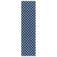 thumbnail image 2 of Safavieh Montauk Jolyon Diamond Cotton Runner Rug, Navy/Ivory, 2'3" x 9', 2 of 11