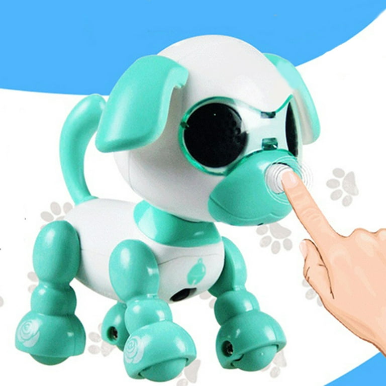 Dog-E Interactive Robot Dog with Colorful LED Lights, 200+ Sounds &  Reactions, App Connected (Ages 6+)