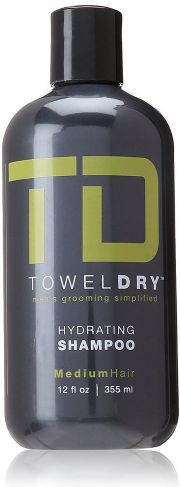 Towel Dry Hydrating Shampoo, Medium Hair, 12 oz