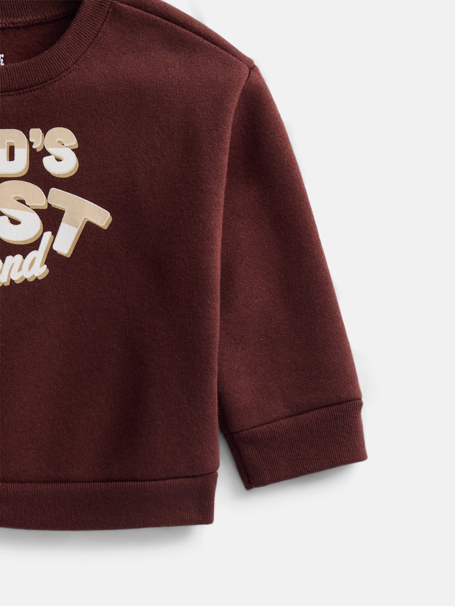 Wonder Nation Baby & Toddler Fleece Crewneck Sweatshirt, Sizes 6M-5T