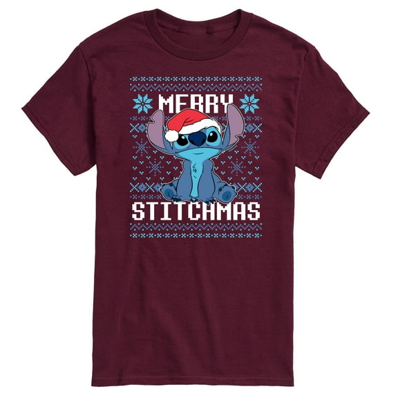 Lilo & Stitch - Merry Stitchmas - Men's Short Sleeve Graphic T-Shirt