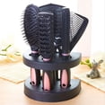 thumbnail image 1 of Salon Hairbrush Womens Ladies Makeup Hair Comb Set with Mirror, 1 of 9
