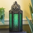 thumbnail image 6 of Moroccan Candle Lantern Decorative Set of 3 for Floor, Ramadan Decorations, Indoor Home Decor, Outdoor Patio or Porch, Weddings, Green, 6 of 8