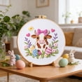 thumbnail image 5 of Creatine Easter Bunny Embroidery Complete DIY With Colorful Threads Needles And Easy For Beginners, 5 of 5