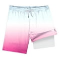 thumbnail image 4 of adviicd Boys Swim Trunks Quick Dry Trunks Swimsuit Boys Swim Board Shorts Stretchy Swim Trunks for Boys (Pink,5-6 Years), 4 of 4