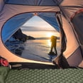 thumbnail image 3 of Ultralätt liggunderlag, uppblåsbar campingmadrass grön, 3 of 4