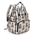 thumbnail image 1 of Bolso pañales Pipi Bear Elegante Bolso Bebé Jacquard Maternidad con Cambiador Crema, 1 of 3
