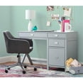 thumbnail image 2 of Bowery Hill Wood Gray Desk Rectangular 48" x 18" Unassembled, 2 of 20