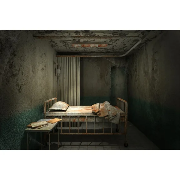 Horror Hallowe ration Photography Backdrop Creepy Hospital Classroom Photo Background Professional Shooting Props