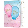thumbnail image 1 of Creative Party Ballons Pliants Invitations Révélation de Genre (Lot de 8), 1 of 1