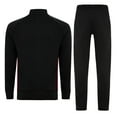 thumbnail image 3 of X-2 Men Tracksuits 2 Pieces Set Jogging Athletic Sports Set Red Stripe Black Size XL, 3 of 6