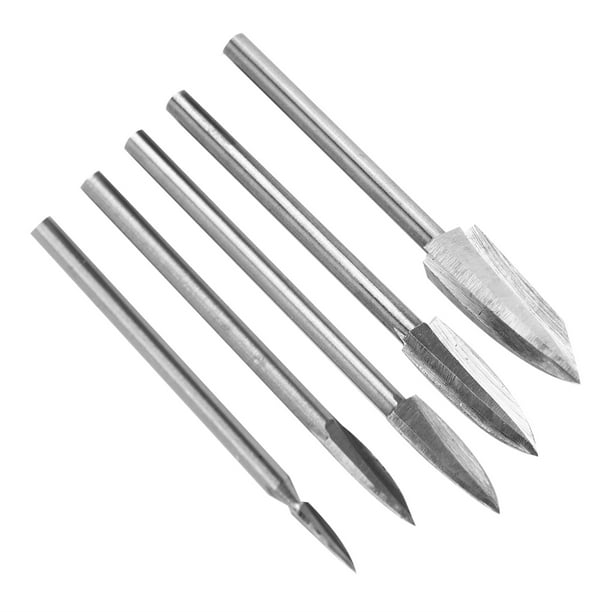 Herramienta de grabado, 5PCS/Set Herramienta de grabado en madera Herramienta de tallado en madera Herramienta de fresado optimizada para la excelencia