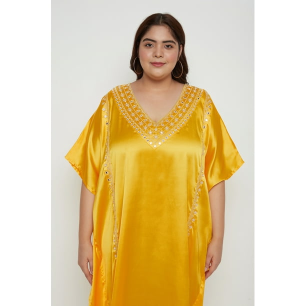 caftan dresses for women CGAOMP Caftans Beach Blouse Over Sized Kaftan Embroidered Holiday Robe Bikini Sunscreen Shirt Plus Size Kaftan Dress (23078 Black,One Size) at Amazon Women's Clothing store including summer events and beach outings. Oussum Plus Size Embroidered Kaftan