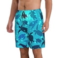 thumbnail image 2 of Balery World Turtle Day Traje de Baño Estilo Hawaiano para Hombre, Shorts de Secado Rápido con Bolsillos-XX-Large, 2 of 6