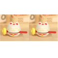 thumbnail image 1 of CHAO (Riqueza +1 pez pequeño de madera beige) dos lindos adornos de peces de madera, adornos de instrumentos de percusión, juguetes pequeños, regalos decorativos, 1 of 3