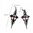 thumbnail image 5 of LICEWO European and American Earrings Exaggerated for Cross for Rhinestone Gothic Earri, 5 of 8