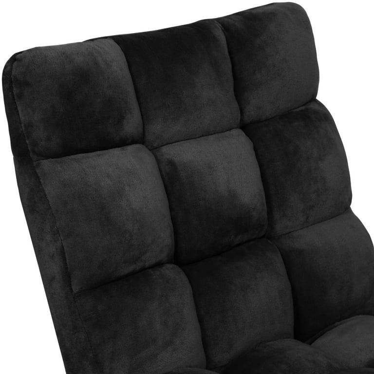 Black : Best Choice Products Cushioned Floor Gaming Sofa Chair