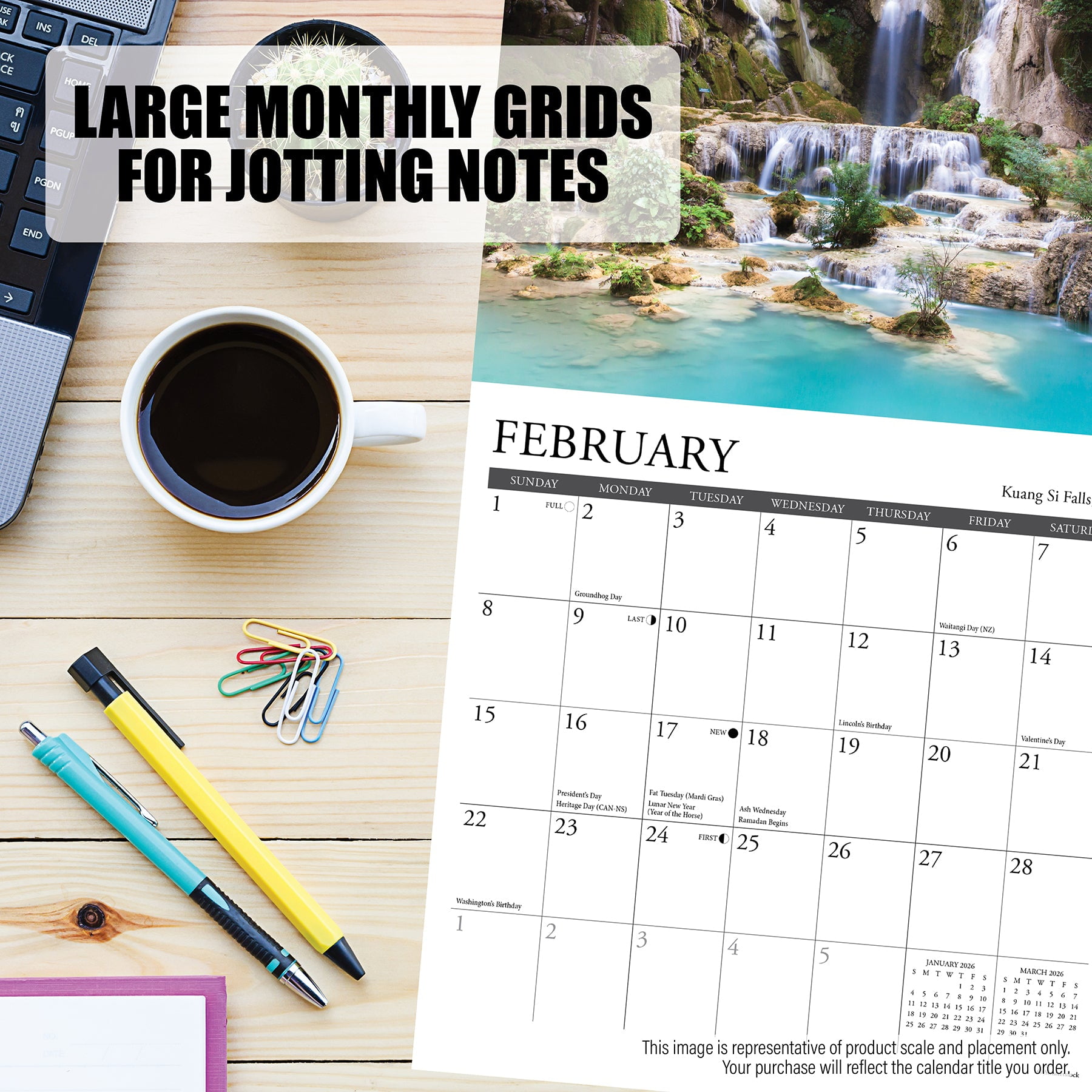 Miniature Daily/Chiwa 2026 Calendar - 366 Sheets, Small Desk Calendar, 3" X 2.2", Character Art Pages