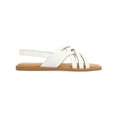 thumbnail image 2 of Journee Collection Womens Merrin Faux Leather Square Toe Slingback Sandals, 2 of 5