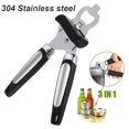 thumbnail image 5 of YaoZQ Heavy Duty Manual Can Opener Stainless Steel Food Cutter Kitchen Tool with Large Knob 8.7 in, 5 of 9