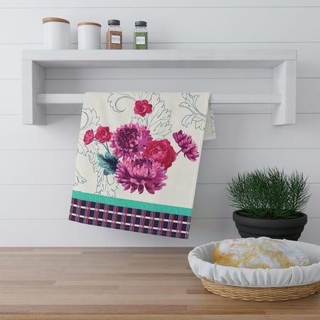

1 pc Kitchen Towel - Dish Colth - by Melanie Stimmell - Color Purple